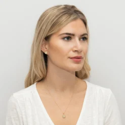 Sarah Alexander Zitronengras-Prähnit-Gold-Anhänger* Geschenke Für Die Mutter Des Bräutigams | Geschenke Für Die Mutter Der Braut