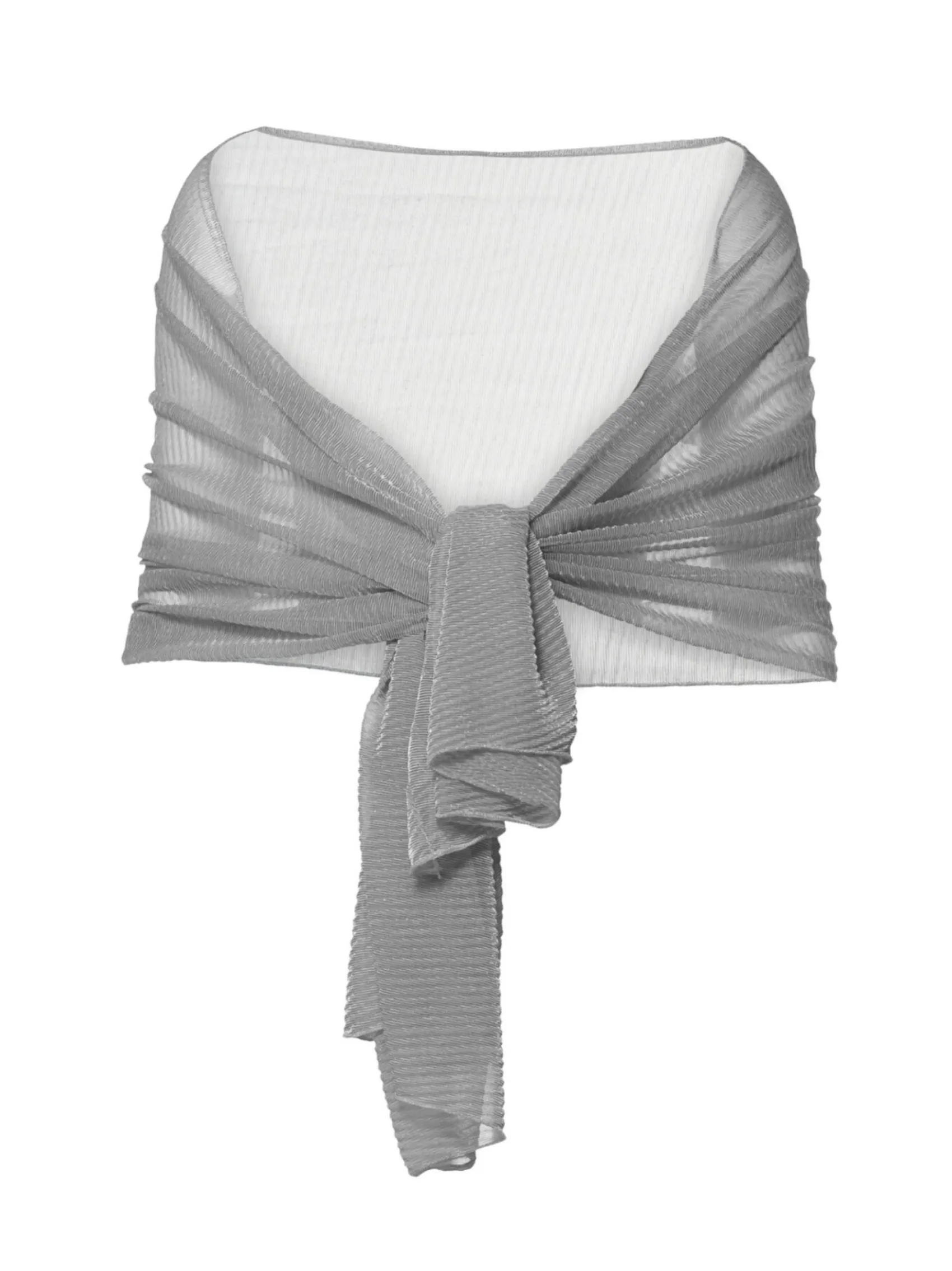 Poirier Silberner Metallic-Hochzeitsschal* Hochzeitsumhänge & Tücher | Hochzeitsgast-jacken & Cover Ups