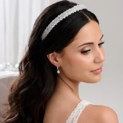 Lace & Favour Sorrento CZ Kristall verschönert Brautstirnband* Abschlussball-haarbänder & Tiaras | Haarschmuck Aus Kristall