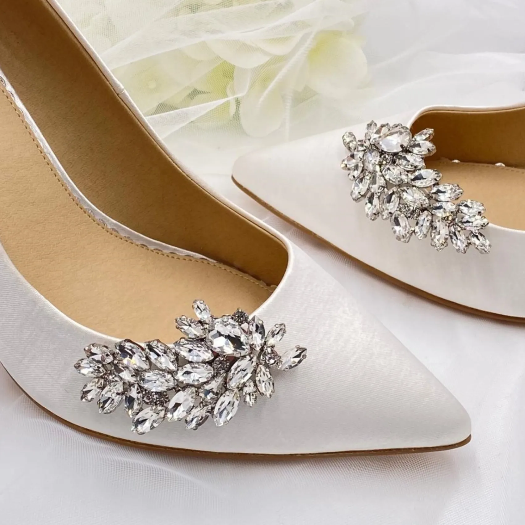Lace & Favour Spirit Crystal verschönerte Schuhclips* Schuhclips | Schuhclips