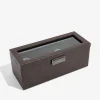 Stackers Braunes 4-teiliges Uhrenetui* Geschenke Für Den Bräutigam | Uhrenboxen