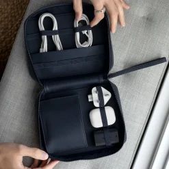 Stackers Marineblaue Kabelaufräumtasche* Flitterwochengeschenke | Geschenke Für Den Bräutigam