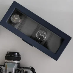 Stackers Navy 4 Stück Uhrenbox* Geschenke Für Den Bräutigam | Uhrenboxen