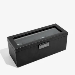 Stackers Schwarze 4-teilige Uhrenbox* Geschenke Für Den Bräutigam | Uhrenboxen