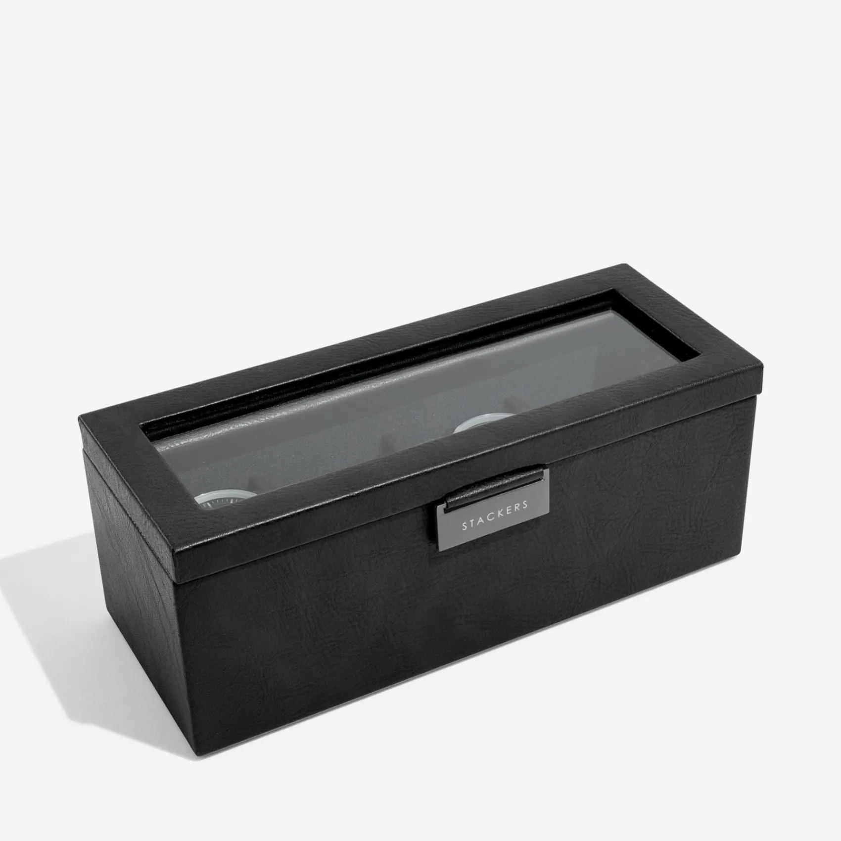 Stackers Schwarze 4-teilige Uhrenbox* Geschenke Für Den Bräutigam | Uhrenboxen