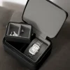 Stackers Schwarze Uhr und Manschettenknopf-Box* Geschenke Für Den Bräutigam | Uhrenboxen
