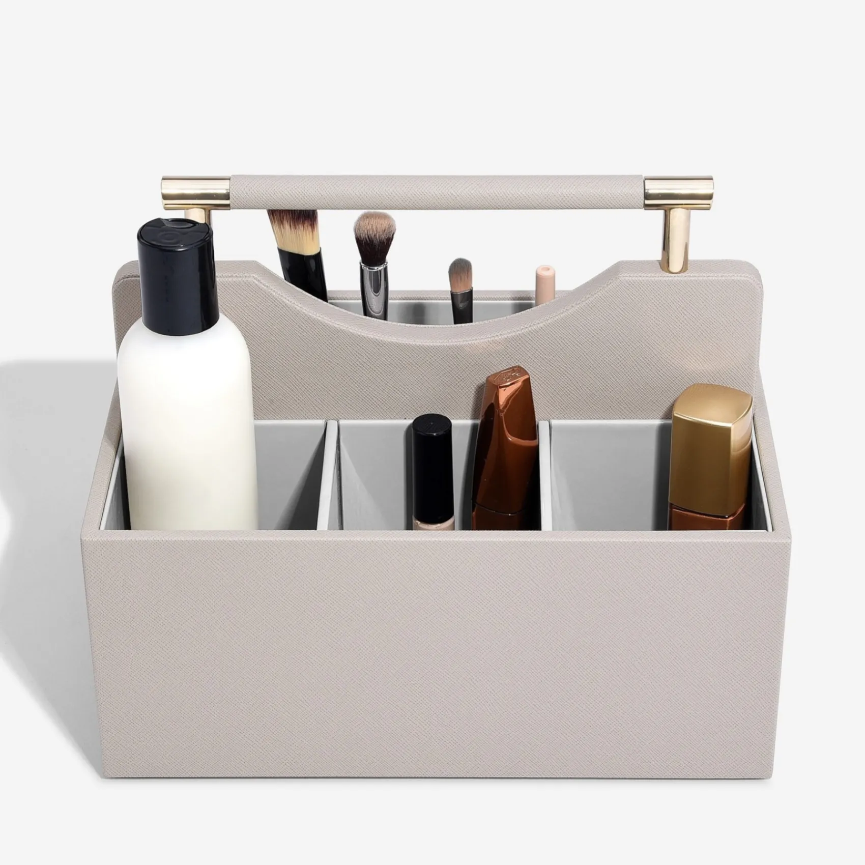 Stackers Taupe Cosmetic Organizer* Geschenke Für Die Braut | Makeup-organisatoren