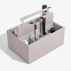 Stackers Taupe Cosmetic Organizer* Geschenke Für Die Braut | Makeup-organisatoren