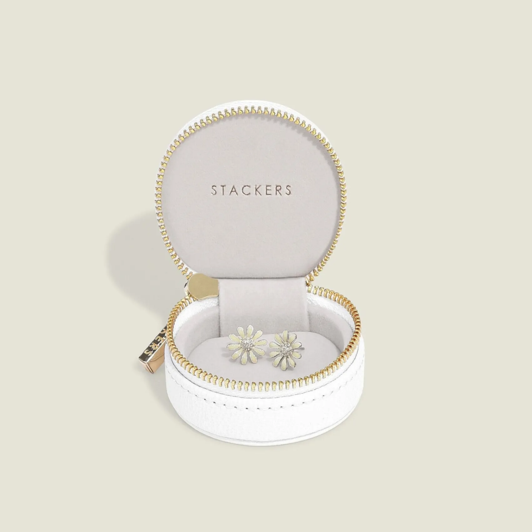 Stackers Weißer Kieselstein Oyster Travel Jewellery Box* Geschenke Für Die Mutter Des Bräutigams | Geschenke Für Die Mutter Der Braut