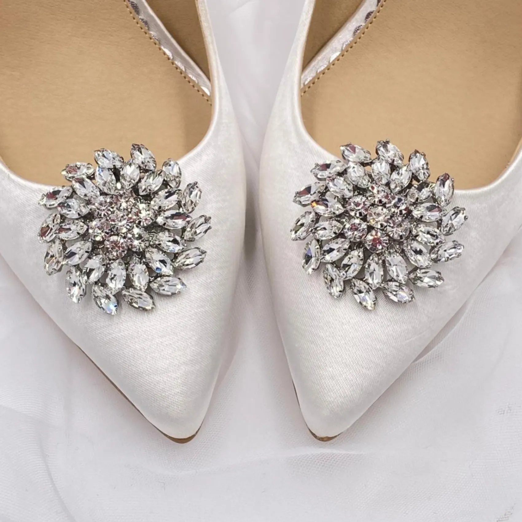 Lace & Favour Sunbeam Glitzernde Kristall-Schuhclips* Schuhclips | Schuhclips