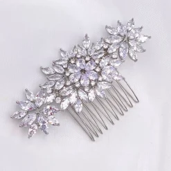 Lace & Favour Sundance glitzernde Kristall Hochzeit Haar Kamm* Abschlussball Haarspangen & Kämme | Haarschmuck Aus Kristall