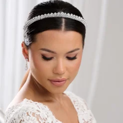 Lace & Favour Tatiana Niedrige Kristall-Braut Tiara* Abschlussball-haarbänder & Tiaras | Haarschmuck Aus Kristall