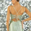 Tiffanys Prom Tiffanys Nina Sage Green Prom Dress* Tiffanys Illusion Prom Kleider | Grüne Ballkleider