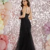 Tiffanys Prom Tiffanys Rumi Schwarzes Ballkleid* Tiffanys Illusion Prom Kleider | Schwarze Ballkleider