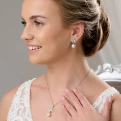 Lace & Favour Wien Vintage Perle Tropfen Brautschmuck Set* Geschenke Für Die Braut | Perlen-hochzeitsschmuck