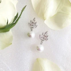 Lace & Favour Wien Vintage Perle Tropfen Hochzeit Ohrringe* Geschenke Für Die Braut | Vintage Hochzeitsschmuck