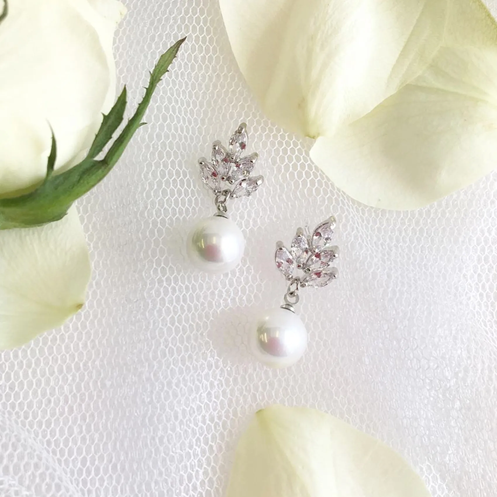 Lace & Favour Wien Vintage Perle Tropfen Hochzeit Ohrringe* Geschenke Für Die Braut | Vintage Hochzeitsschmuck