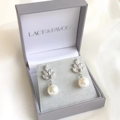 Lace & Favour Wien Vintage Perle Tropfen Hochzeit Ohrringe* Geschenke Für Die Braut | Vintage Hochzeitsschmuck