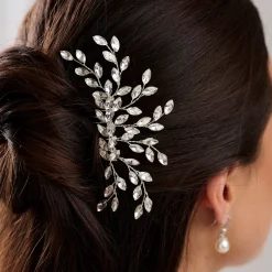 Lace & Favour Zora Crystal Spray Hochzeit Haarkamm* Abschlussball Haarspangen & Kämme | Haarschmuck Aus Kristall